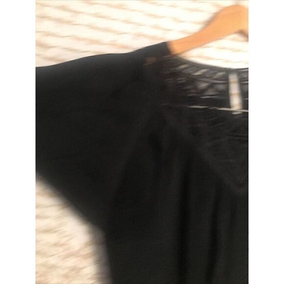 Rebecca Taylor SHORT SLEEVE CREPE AND LACE DRESS Size 2.    J - Picture 9 of 12